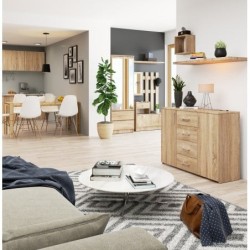 KOMODA K 45 110 cm DĄB SONOMA