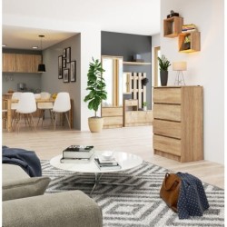 KOMODA K60 4 SZUFLADY SONOMA