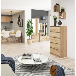 KOMODA K60 5 SZUFLAD SONOMA