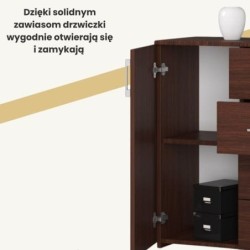 KOMODA K 45 110 cm WENGE