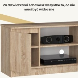 KOMODA RTV K120 2 DRZWI 1 PÓŁKA SONOMA