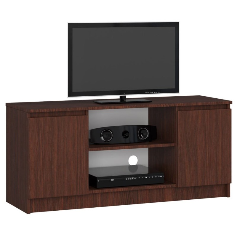 KOMODA RTV K120 2 DRZWI 1 PÓŁKA WENGE