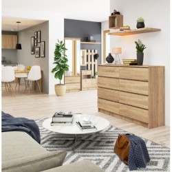 KOMODA K140 8 SZUFLAD SONOMA
