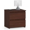 Komoda CL2 Olcha. Mała szafka nocna do sypialni w kolorze wenge.