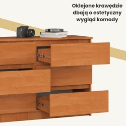 KOMODA K120 6 SZUFLAD OLCHA