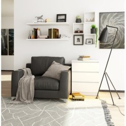 KOMODA K 60cm 3 SZUFLADY BIAŁA