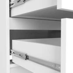 Duża komoda 120 cm 4 szuflad kolor biały