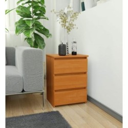 Komoda do salonu 40 cm kolor olcha z 3 szufladami