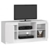 KOMODA - SZAFKA RTV 120cm 2 DRZWI 1 PÓŁKA BIAŁA