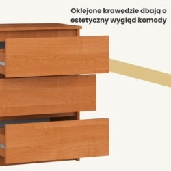 KOMODA K60 3 SZUFLADY OLCHA