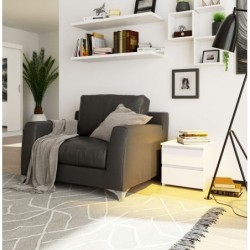 Szafka nocna 40cm biała CL2. Idealna jako stolik do sypialni i łóżka.