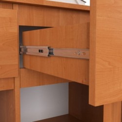 Komoda w kolorze olcha 138cm z 3 drzwiami i 3 szufladami